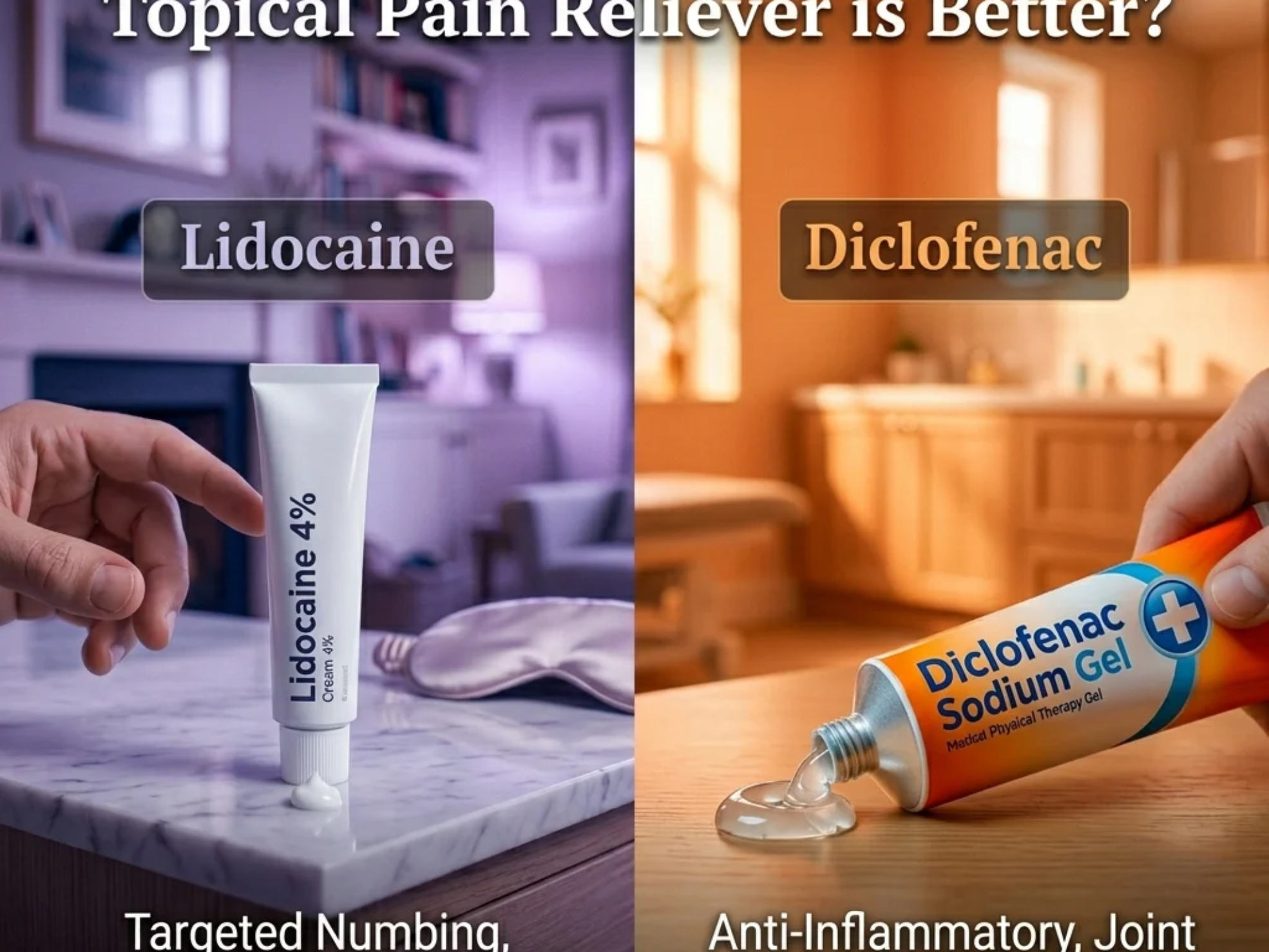 Lidocaine vs. Diclofenac