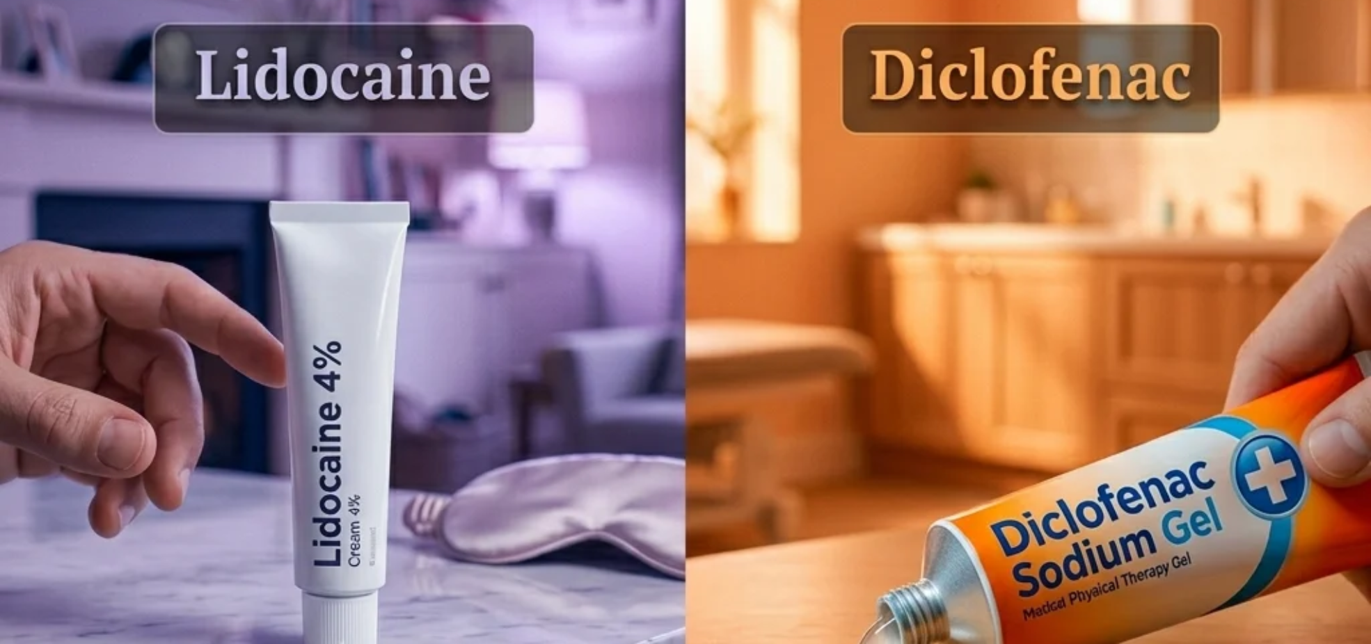 Lidocaine vs. Diclofenac