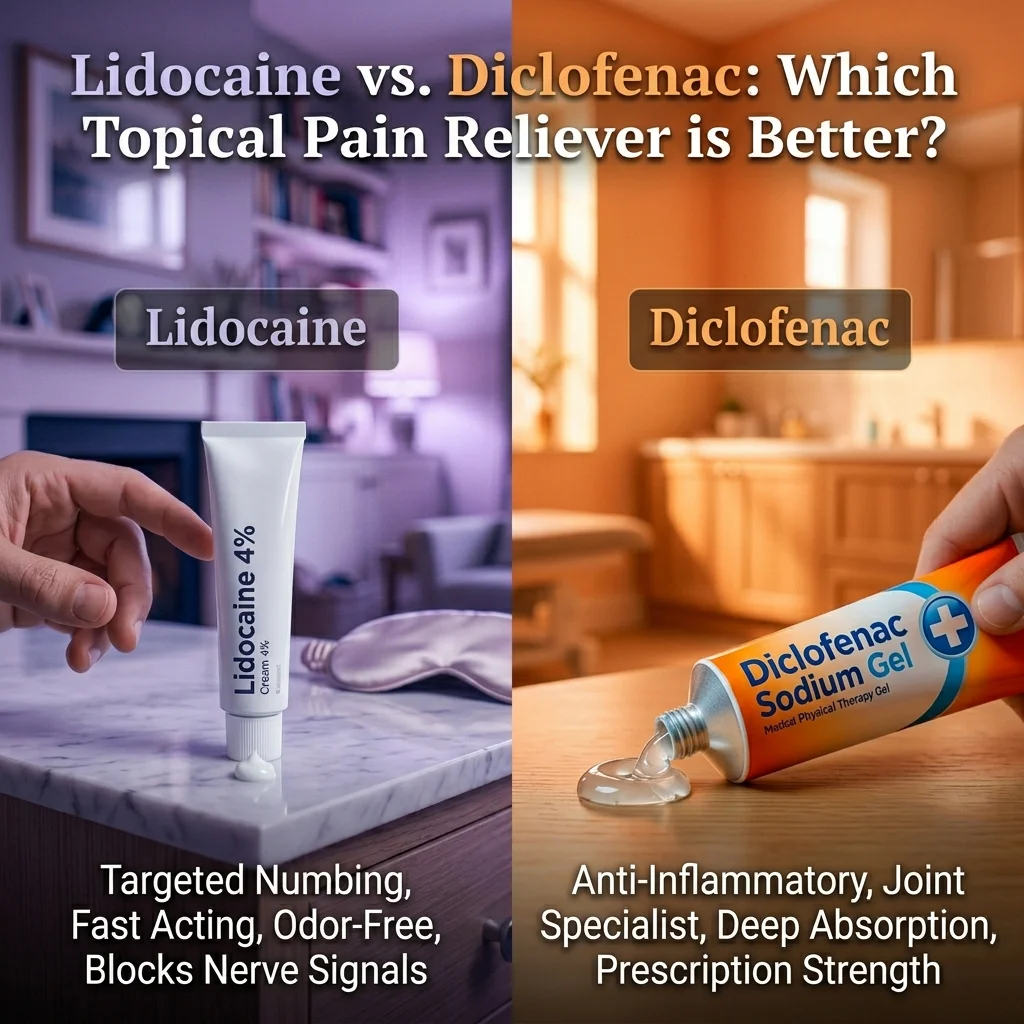 Lidocaine vs. Diclofenac
